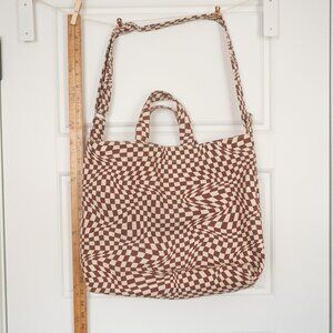 Baggu Duck Tote Trippy Checker DISCONTINUED Canvas Bag